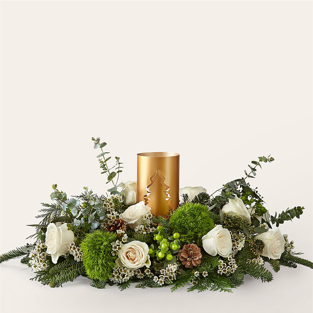 Chestnuts Roasting Centerpiece – Longview Flower Shop, Longview TX