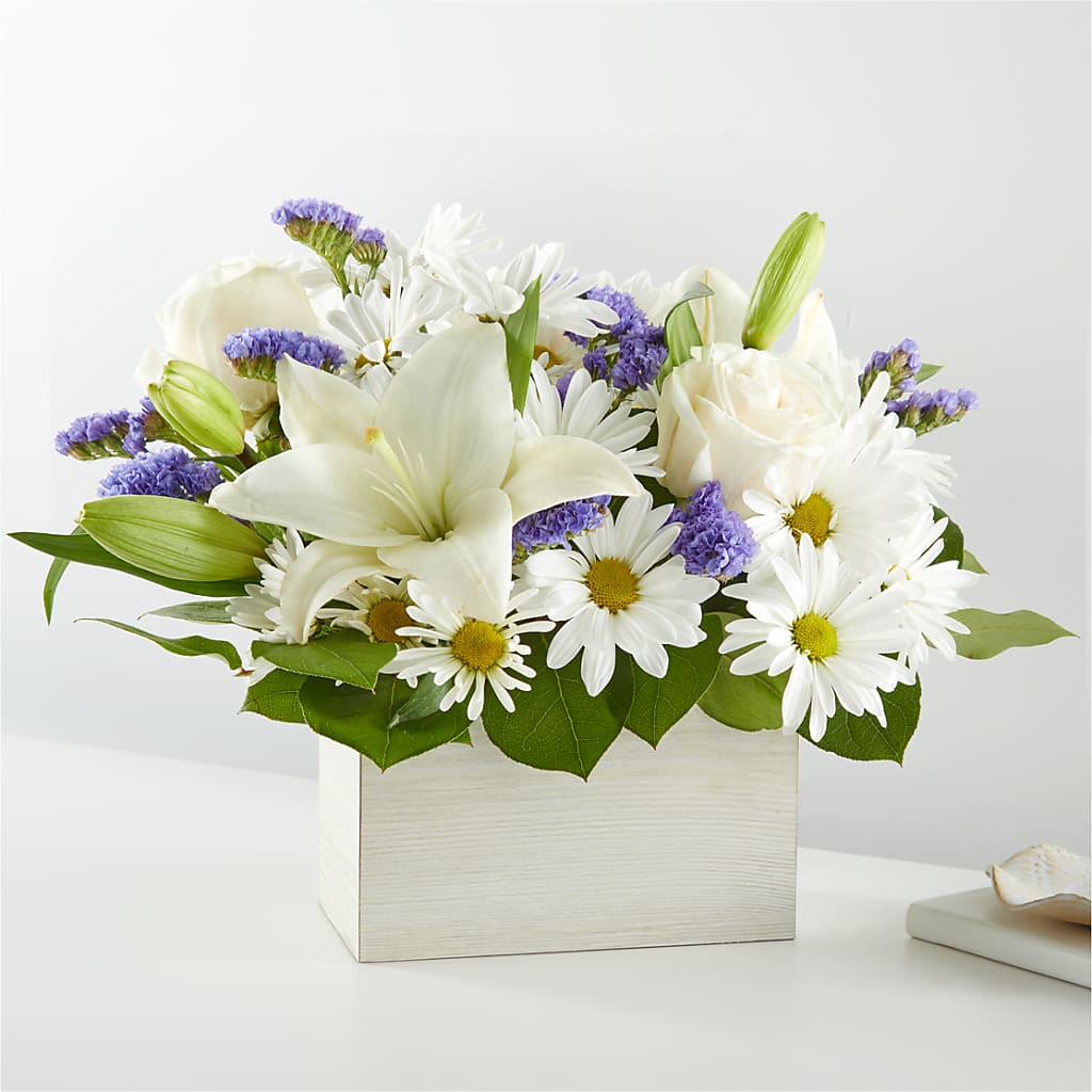 Beyond Blue Box Bouquet – Longview Flower Shop, Longview TX