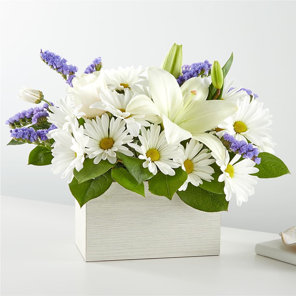 Beyond Blue Box Bouquet – Longview Flower Shop, Longview TX