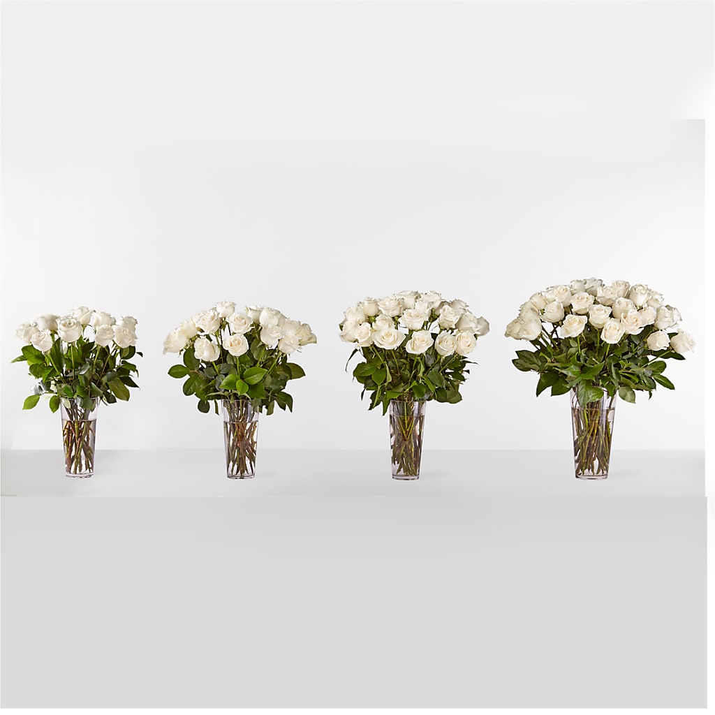 Long Stem White Rose Bouquet – Longview Flower Shop, Longview TX