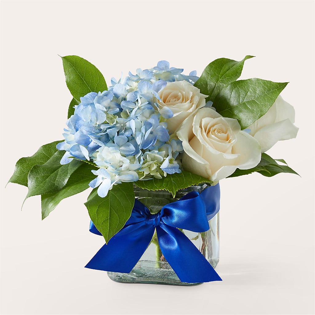 Sky Blue Delight Bouquet – Longview Flower Shop, Longview TX