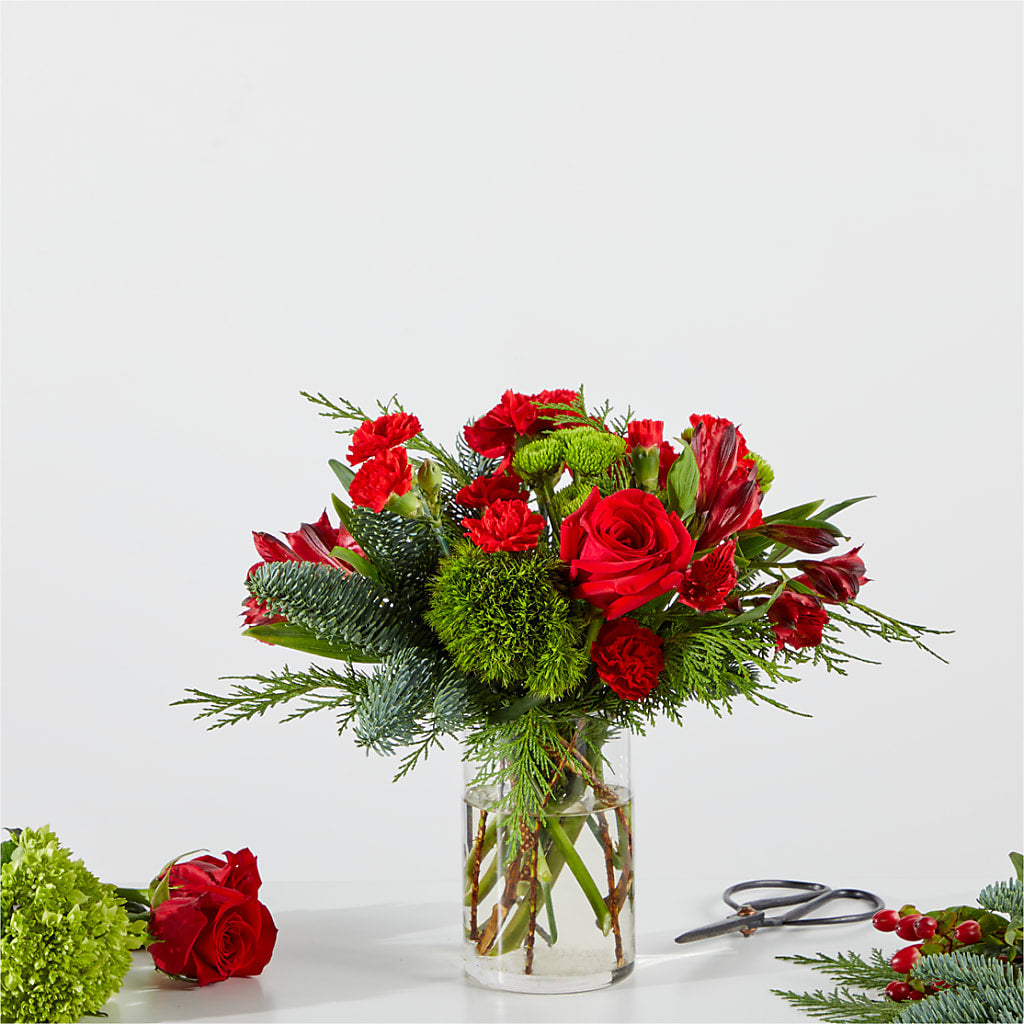 Merry Moment Bouquet – A Florist Original – Longview Flower Shop, Longview TX