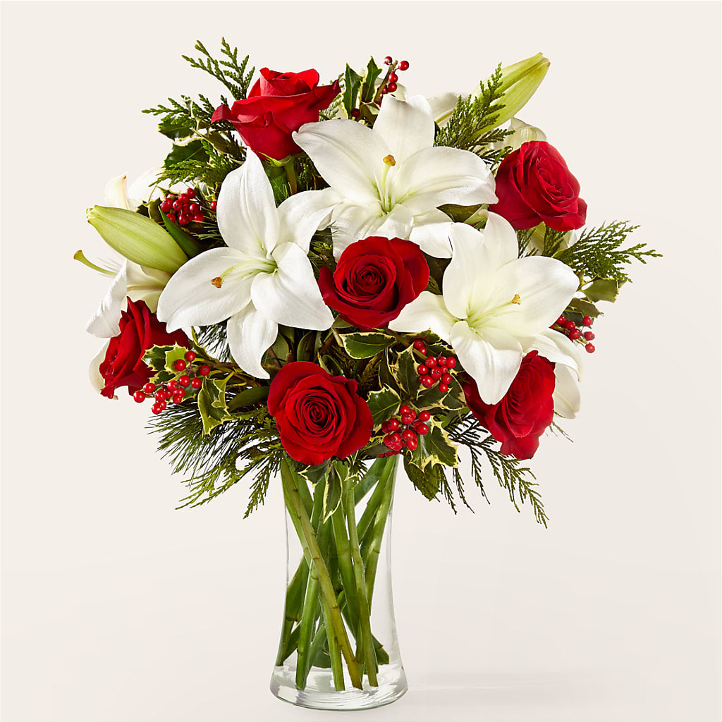 Sparkling Snowflakes Bouquet – Longview Flower Shop, Longview TX