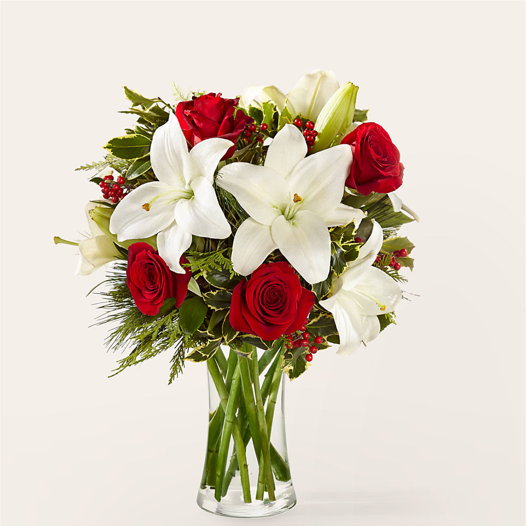Sparkling Snowflakes Bouquet – Longview Flower Shop, Longview TX