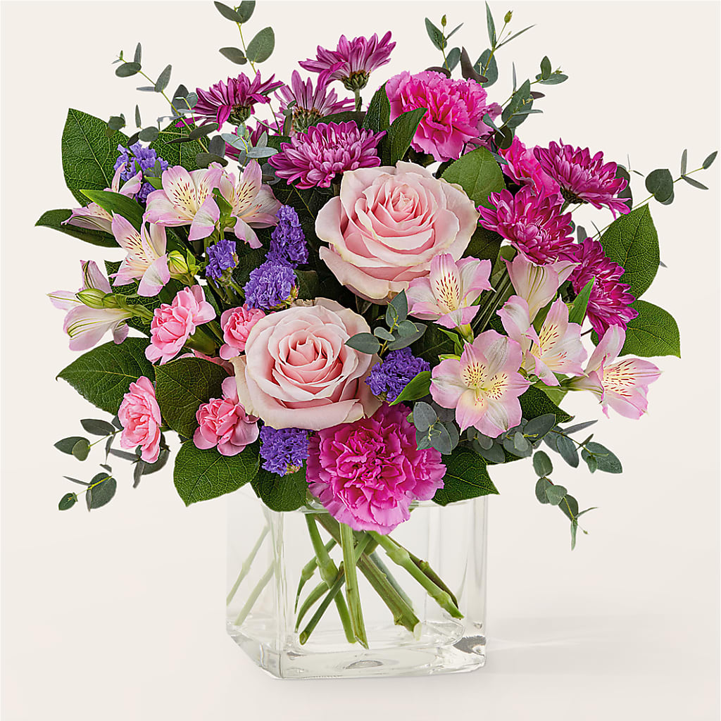 Rosy Radiance Bouquet – Longview Flower Shop, Longview TX