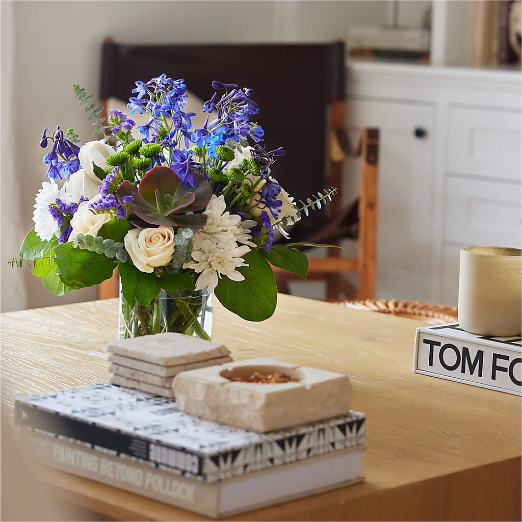 Cerulean Waves Bouquet – Longview Flower Shop, Longview TX