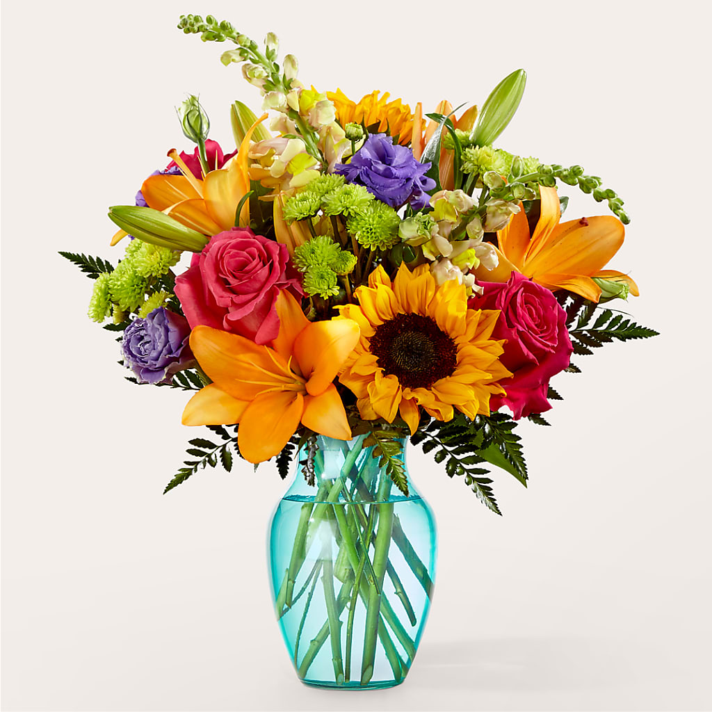 Double Rainbow Bouquet – Longview Flower Shop, Longview TX