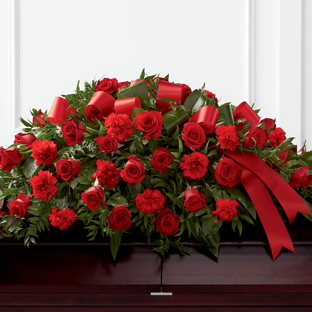 Tribute of Life Casket Spray – Longview Flower Shop, Longview TX