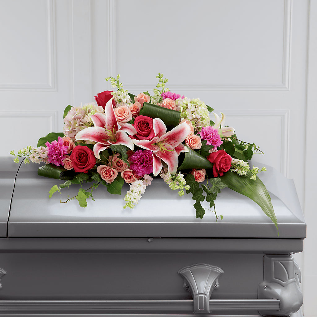 Splendid Grace Casket Spray – Longview Flower Shop, Longview TX