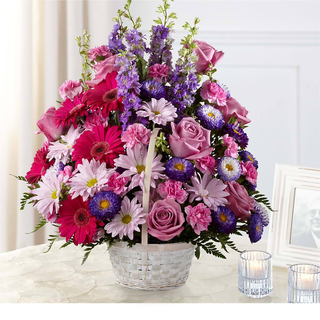 Pastel Peace Basket – Longview Flower Shop, Longview TX