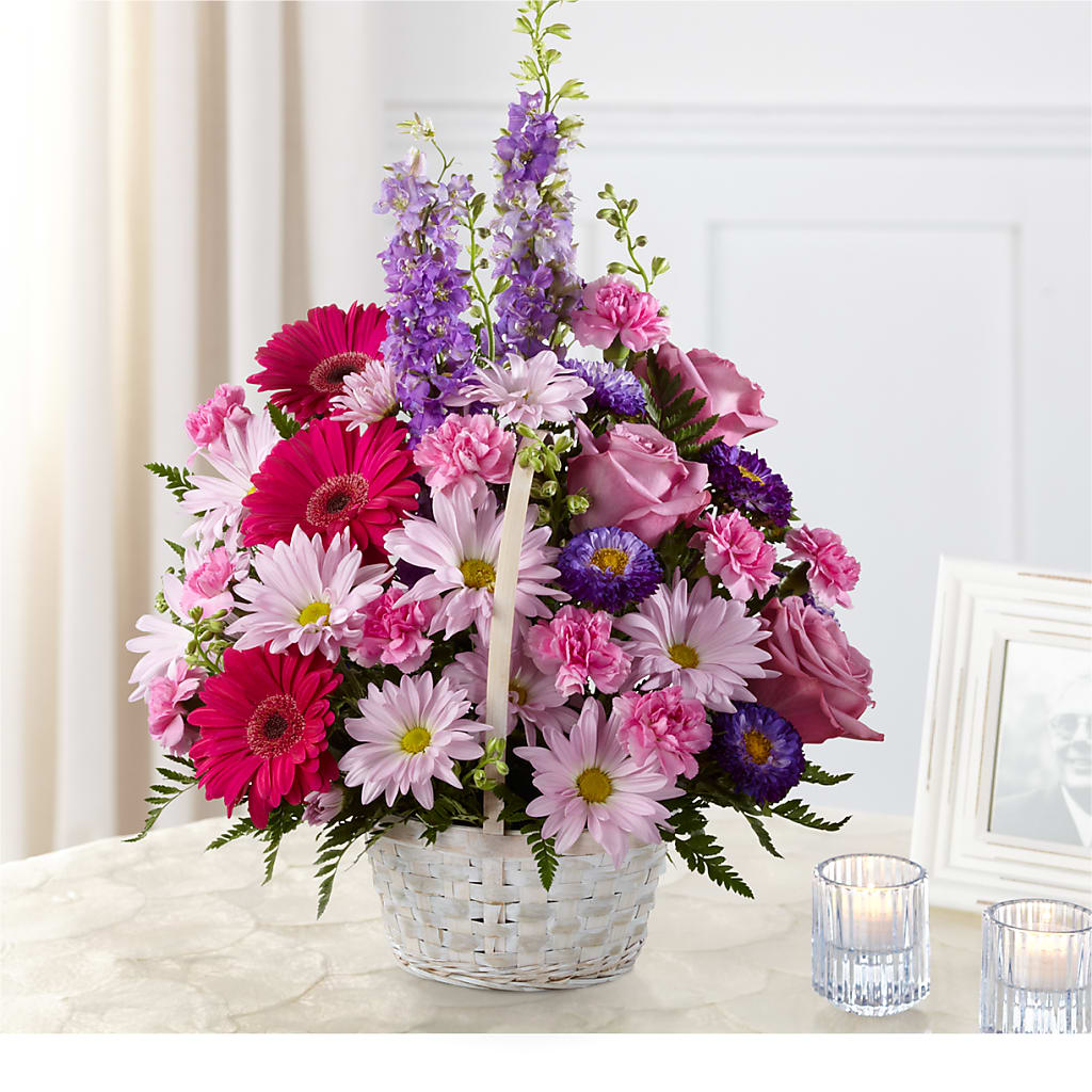 Pastel Peace Basket – Longview Flower Shop, Longview TX