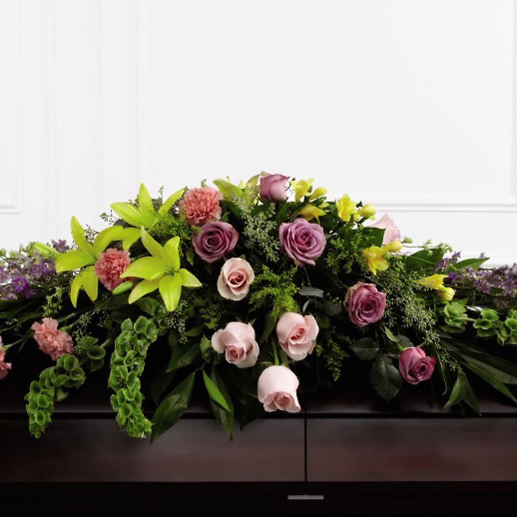 Forever Beloved Casket Spray – Longview Flower Shop, Longview TX