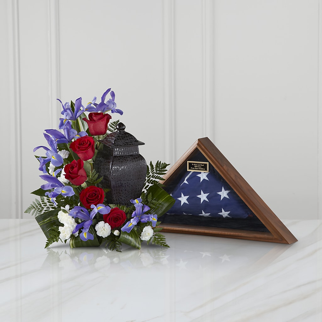 Patriotic Tribute Arrangement – Longview Flower Shop, Longview TX
