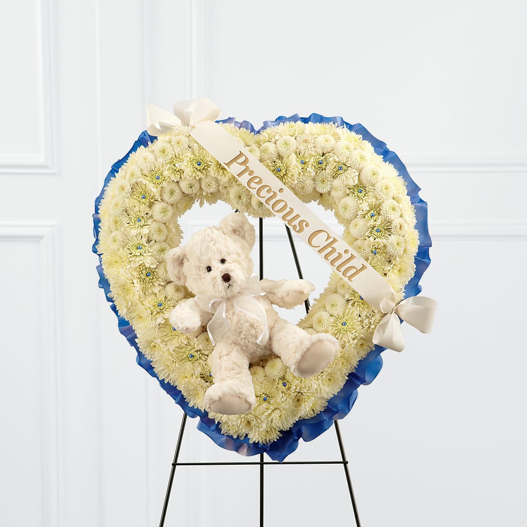 Precious Child Standing Heart – Longview Flower Shop, Longview TX