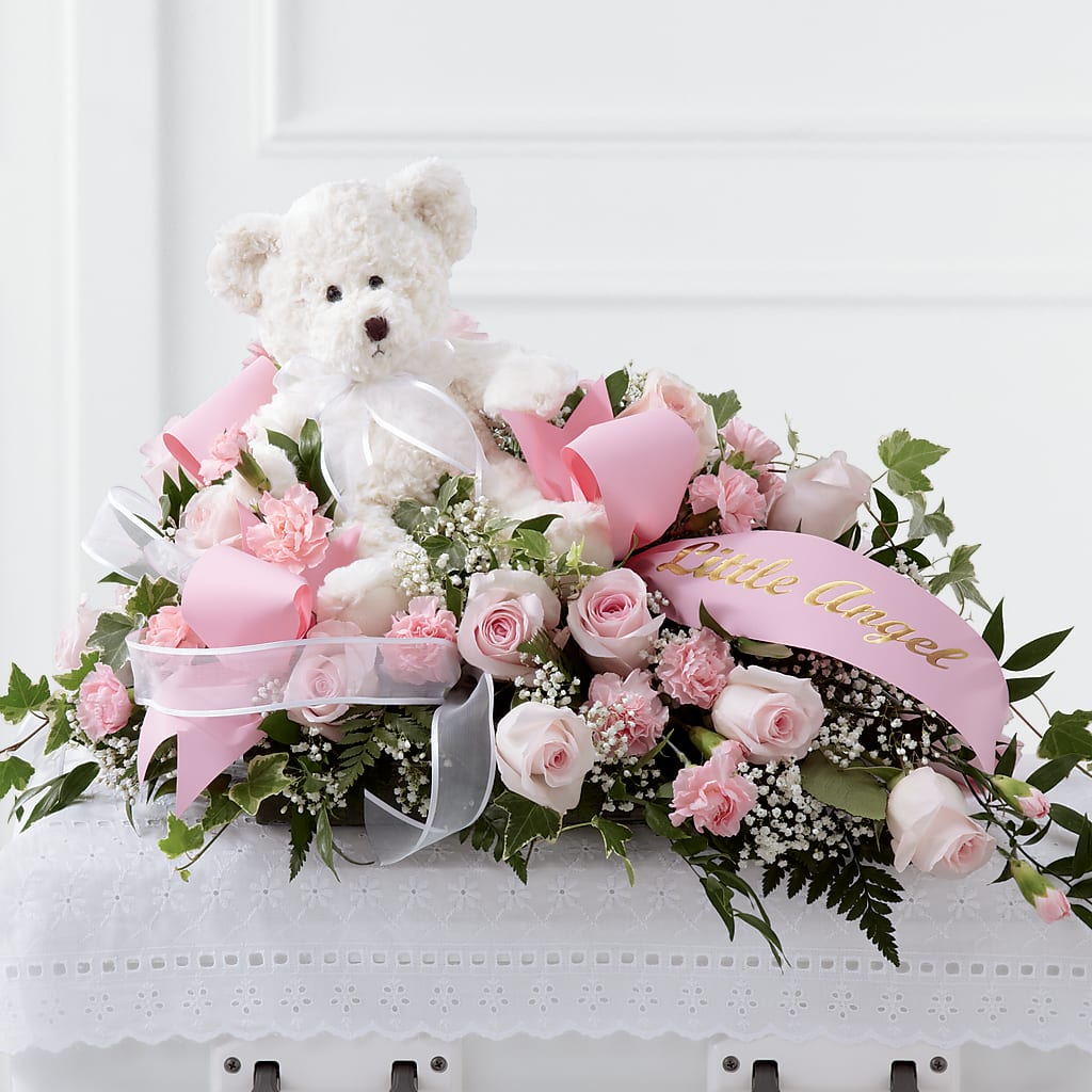 Touch of Sympathy Casket Spray – Longview Flower Shop, Longview TX