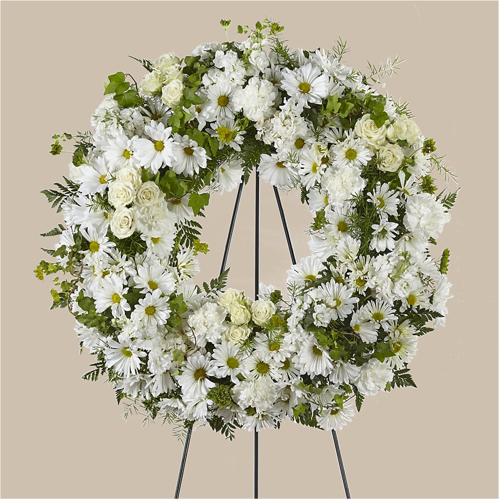 Faithful Wishes Wreath – Longview Flower Shop, Longview TX