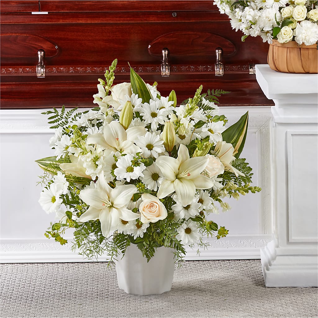 Thoughts of Tranquility Floor Basket – Longview Flower Shop, Longview TX