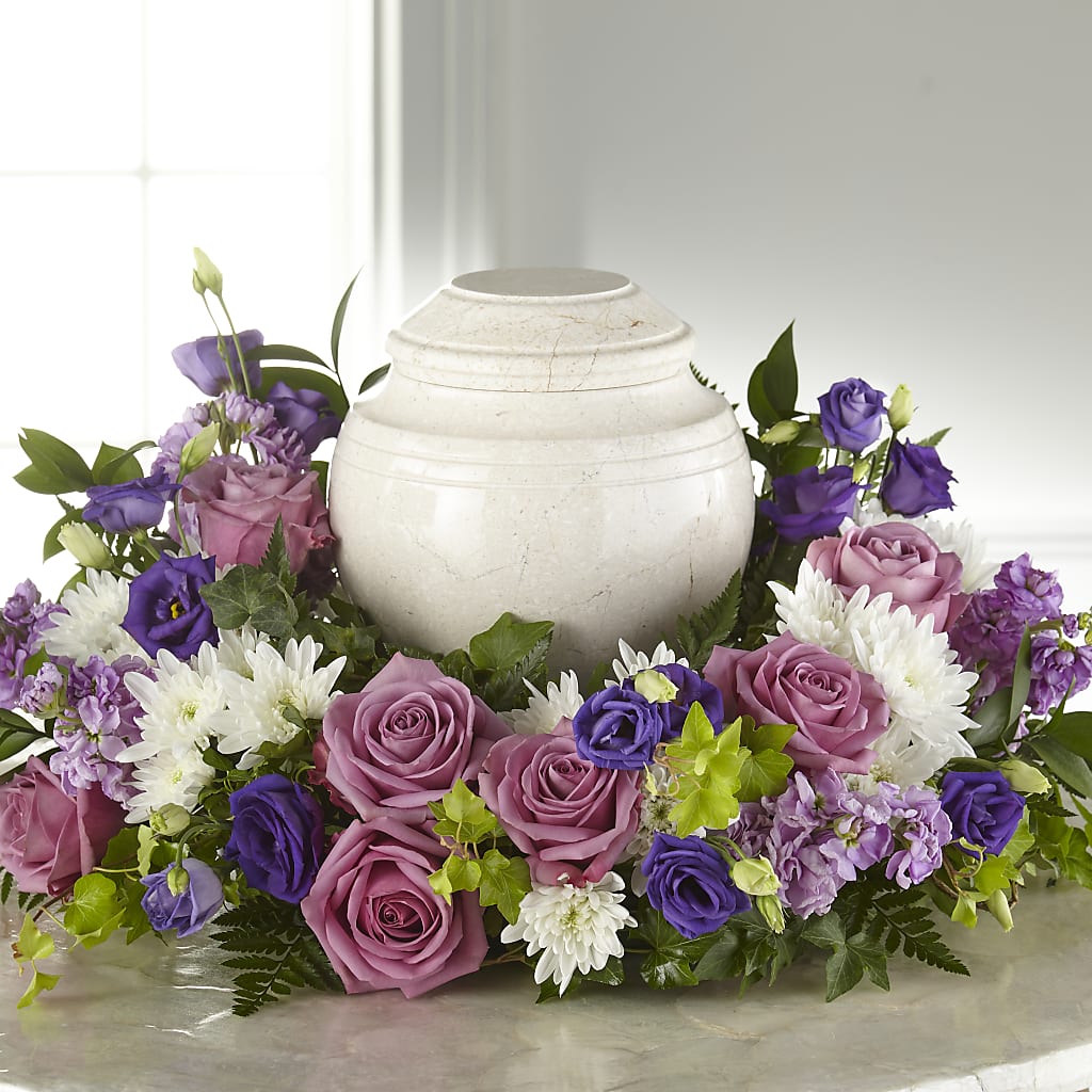 Blooming Sympathy Cremation Adornment – Longview Flower Shop, Longview TX