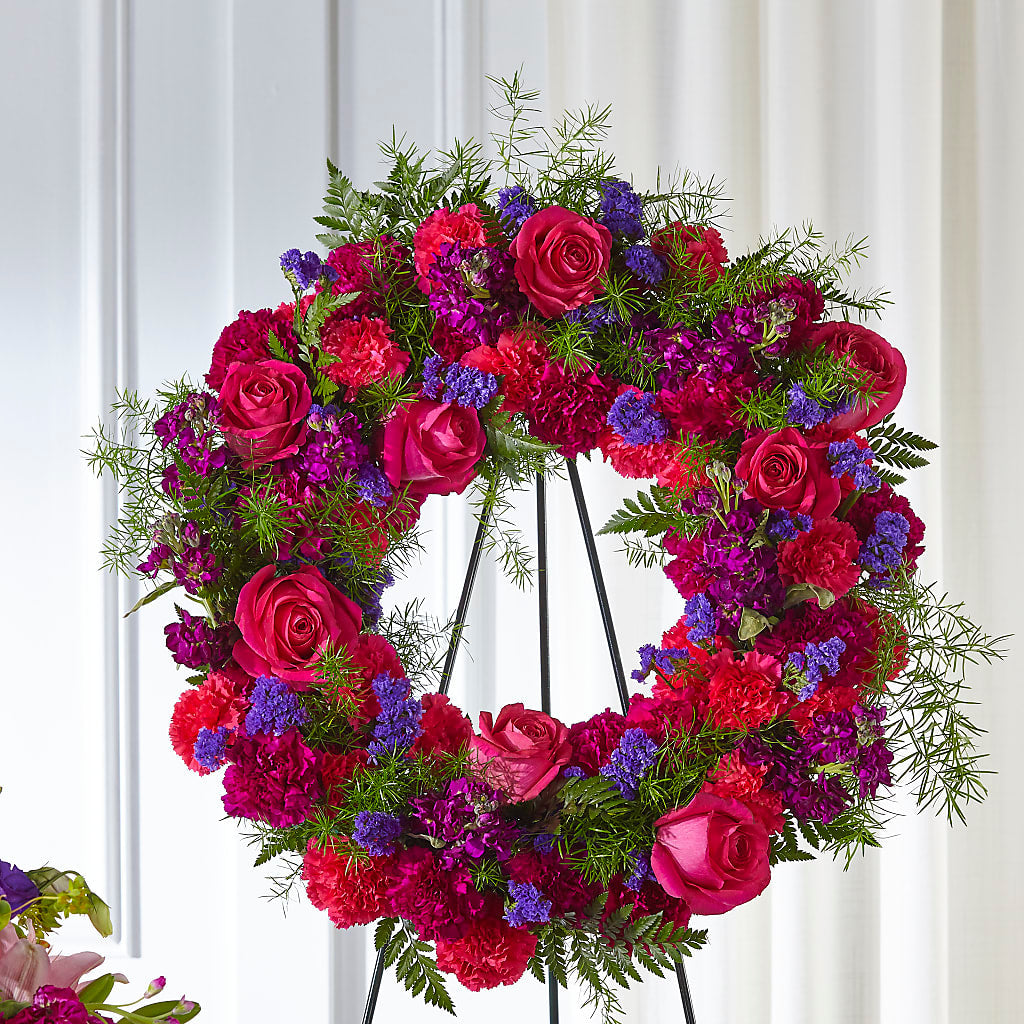 Calming Colors Wreath – Longview Flower Shop, Longview TX