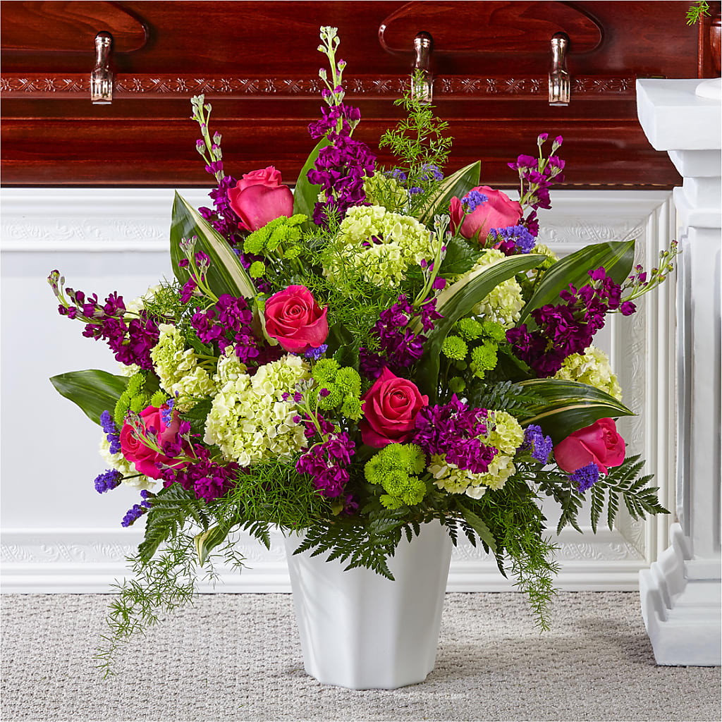 Beautiful Horizons Floor Basket – Longview Flower Shop, Longview TX