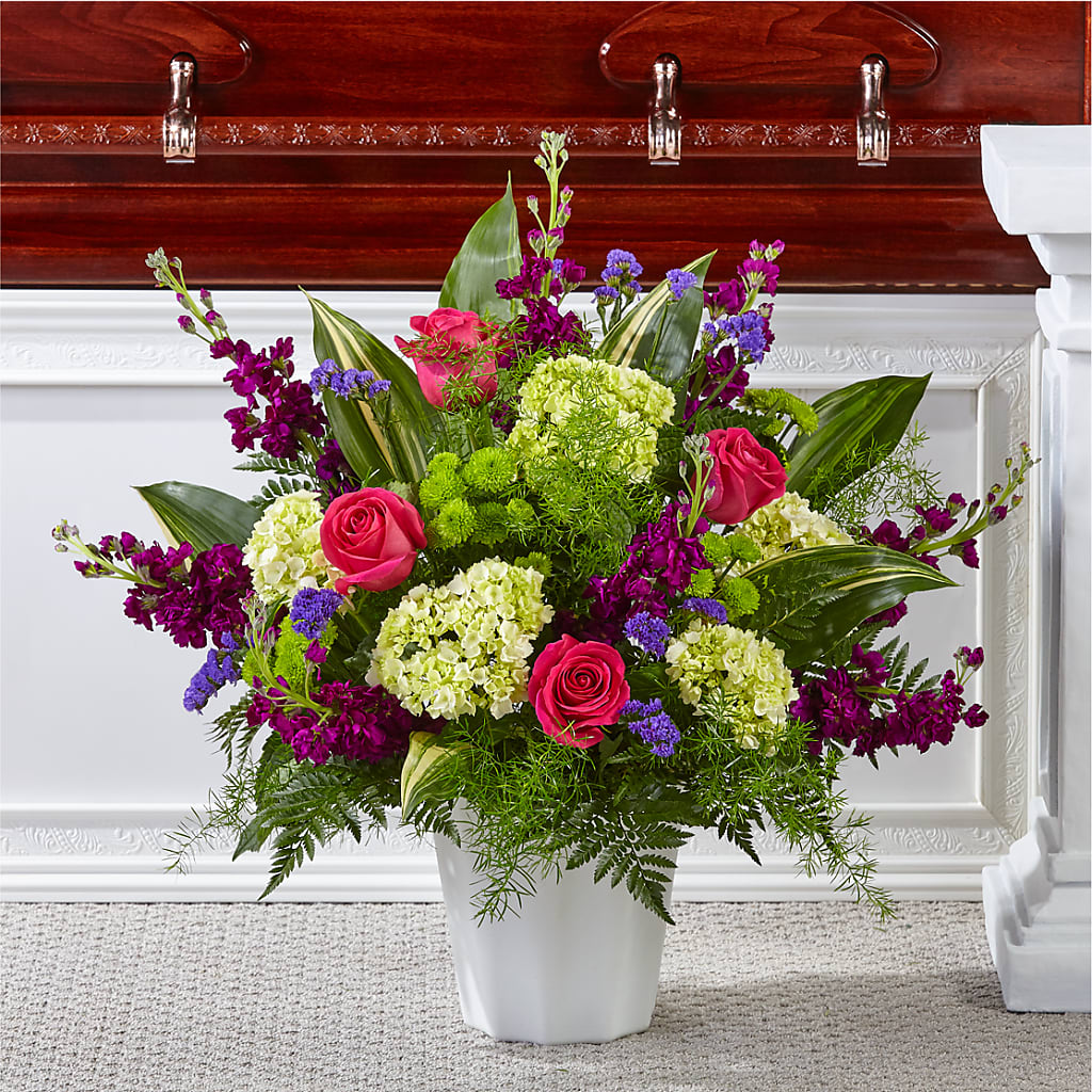Beautiful Horizons Floor Basket – Longview Flower Shop, Longview TX