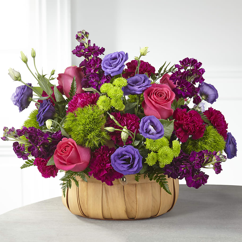 Serene Sanctuary Basket – Longview Flower Shop, Longview TX
