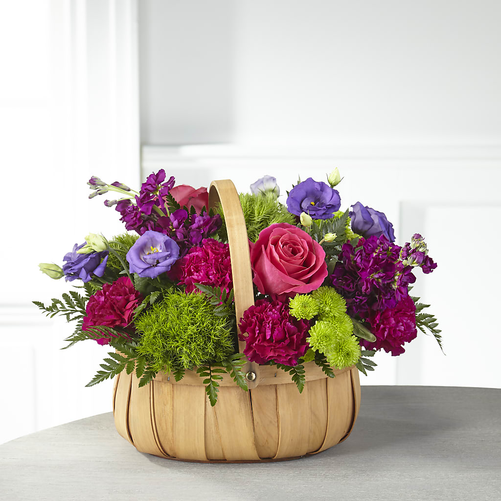 Serene Sanctuary Basket – Longview Flower Shop, Longview TX