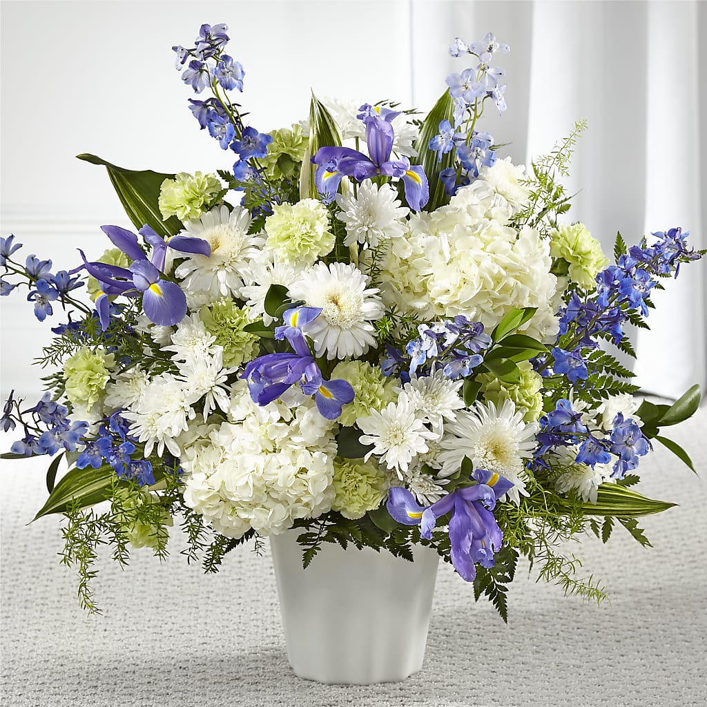 Soft Serenity Floor Basket – Longview Flower Shop, Longview TX