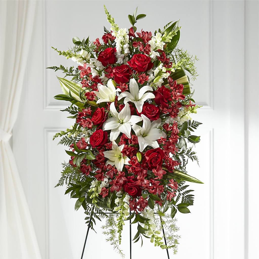 Everlasting Memory Standing Spray – Longview Flower Shop, Longview TX