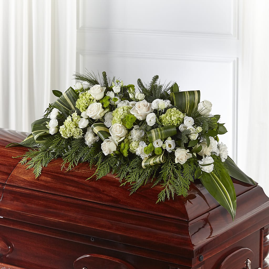 Hopeful Gesture Casket Spray – Longview Flower Shop, Longview TX