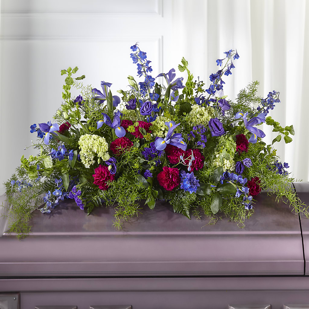 Always Treasured Casket Spray – Longview Flower Shop, Longview TX