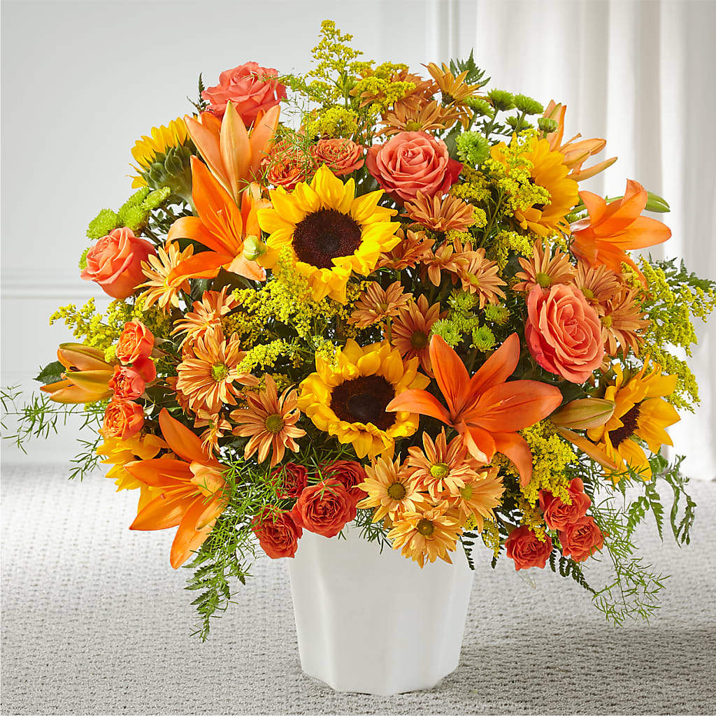 Harvest Thoughts Floor Basket – Longview Flower Shop, Longview TX