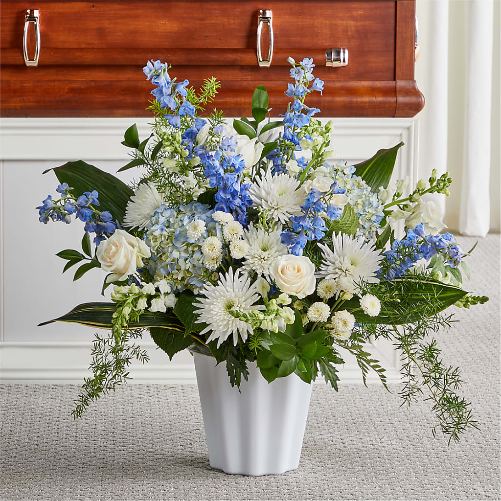 Everlasting Memories Floor Basket – Longview Flower Shop, Longview TX