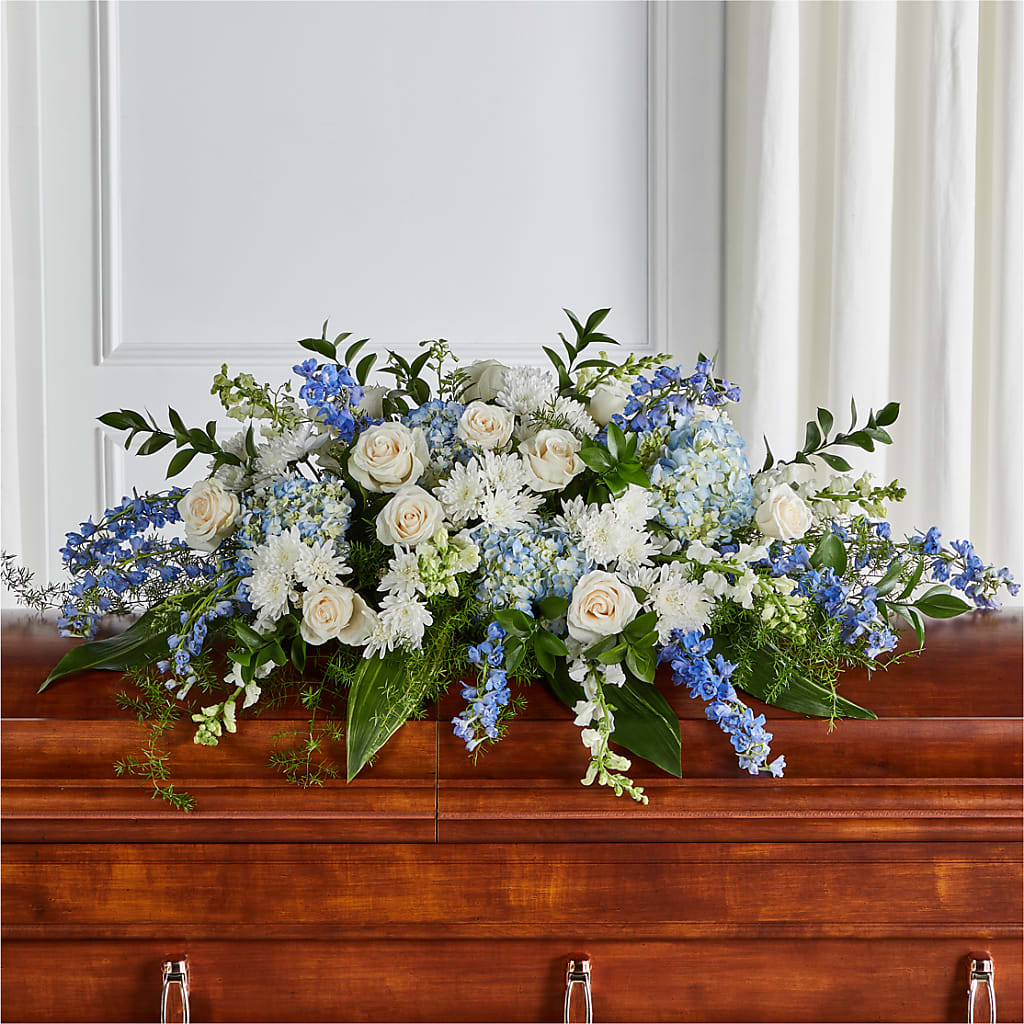Timeless Essence Casket Spray – Longview Flower Shop, Longview TX