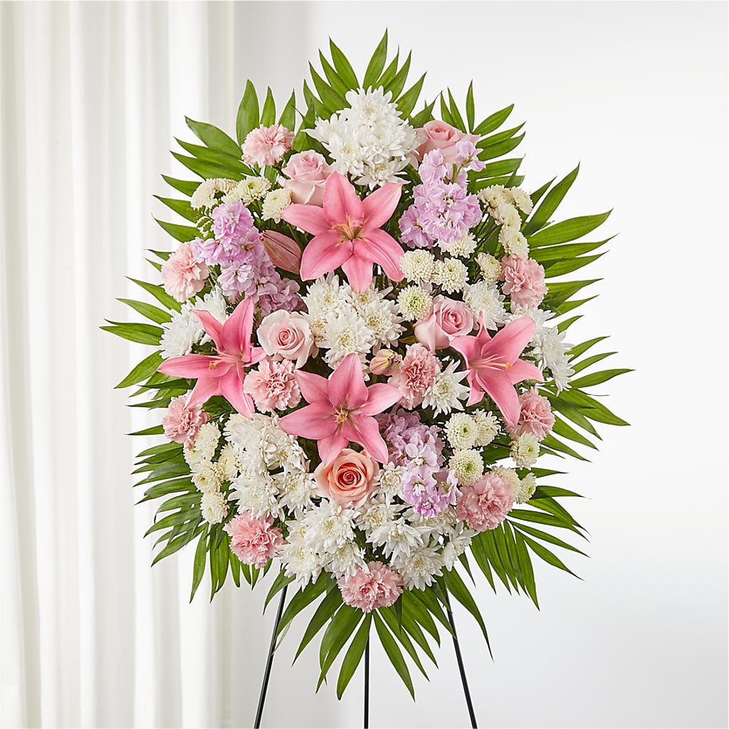 Offering Solace Standing Spray – Longview Flower Shop, Longview TX
