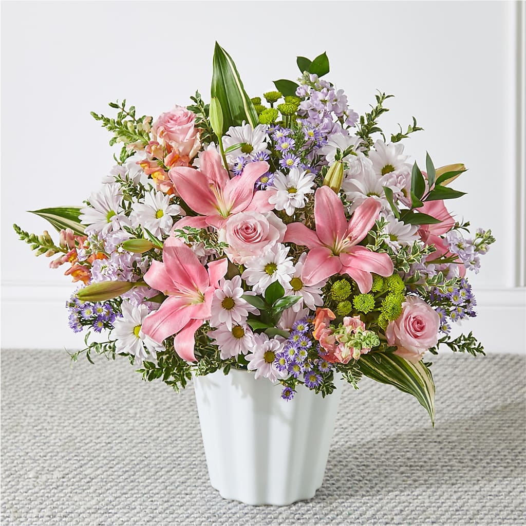 Abundant Compassion Floor Basket – Longview Flower Shop, Longview TX