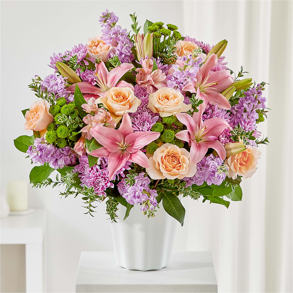 Supportive Embrace Tabletop Basket – Longview Flower Shop, Longview TX
