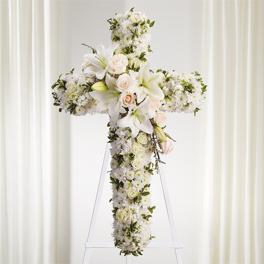 Spiritual Guidance Standing Spray – Longview Flower Shop, Longview TX