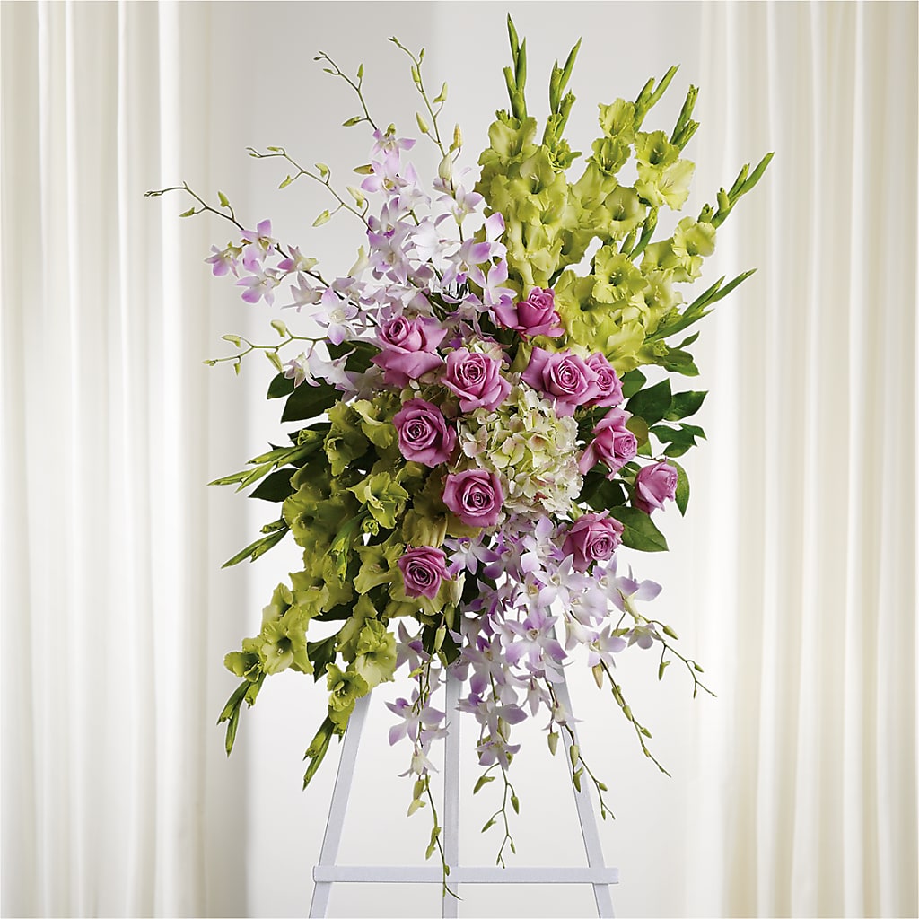 Lasting Legacy Standing Spray – Longview Flower Shop, Longview TX