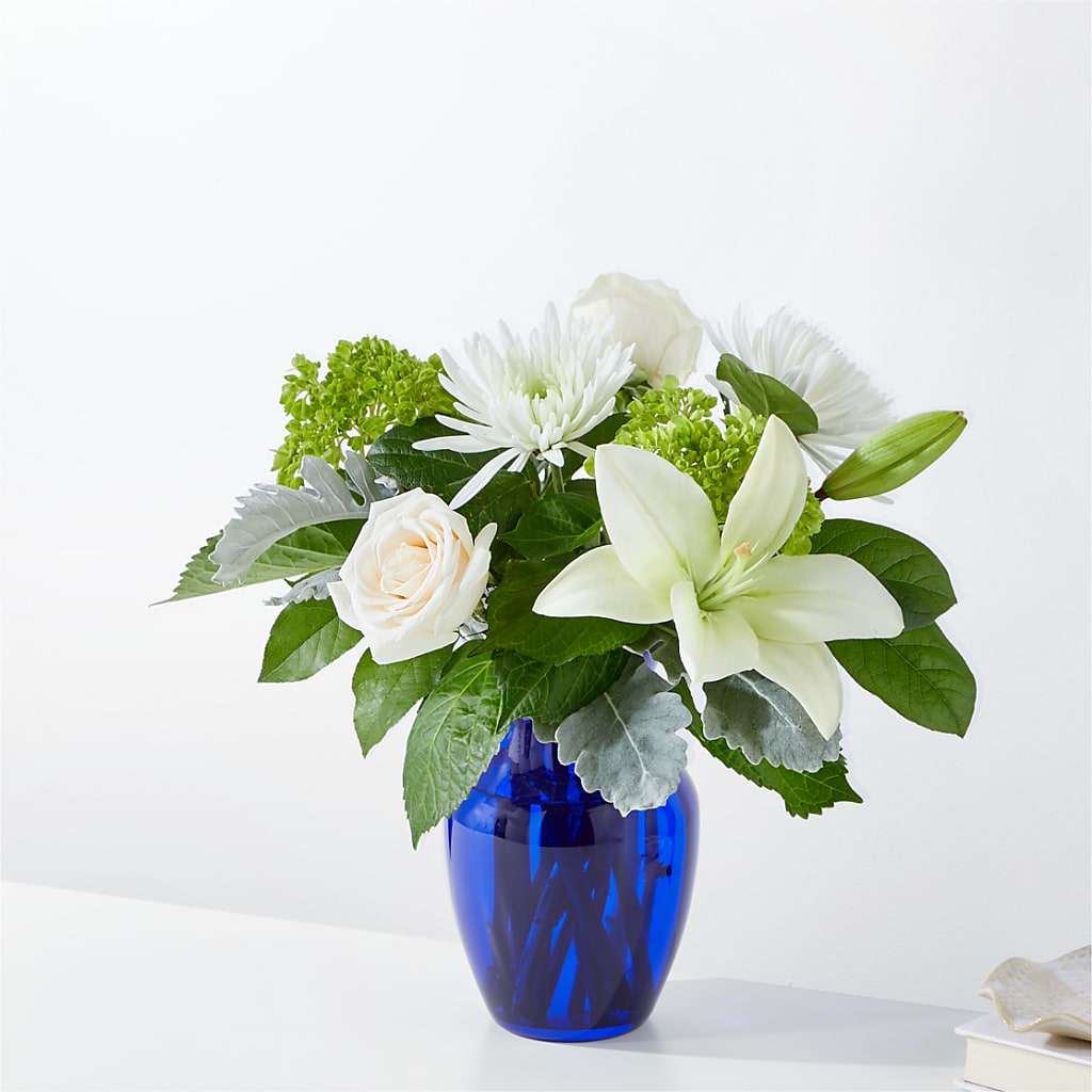 Snowy Dreams Bouquet – Longview Flower Shop, Longview TX
