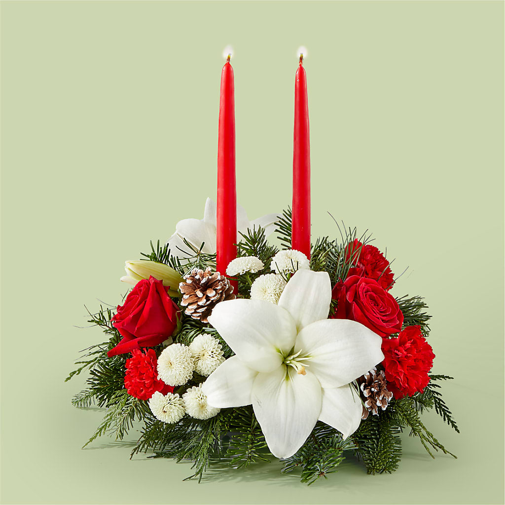 Seasonal Festivities Centerpiece – Longview Flower Shop, Longview TX