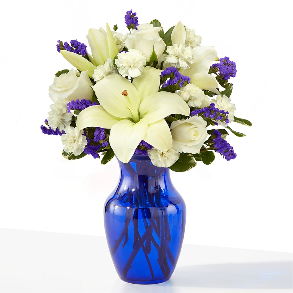 Sapphire Rush Bouquet – Longview Flower Shop, Longview TX