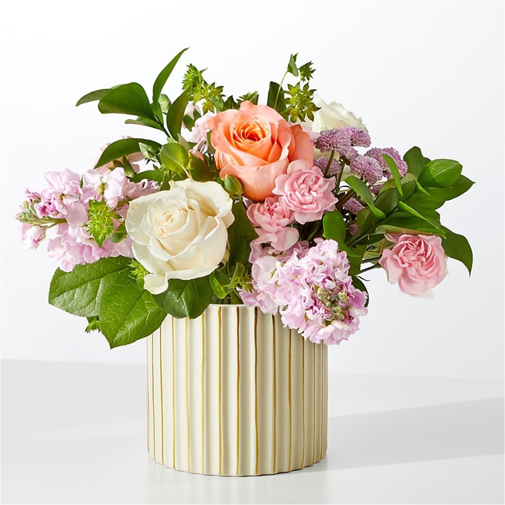 French Market Bouquet with Ivory Vase – Longview Flower Shop, Longview TX
