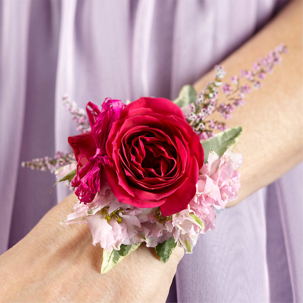Rose Charm Corsage – Longview Flower Shop, Longview TX