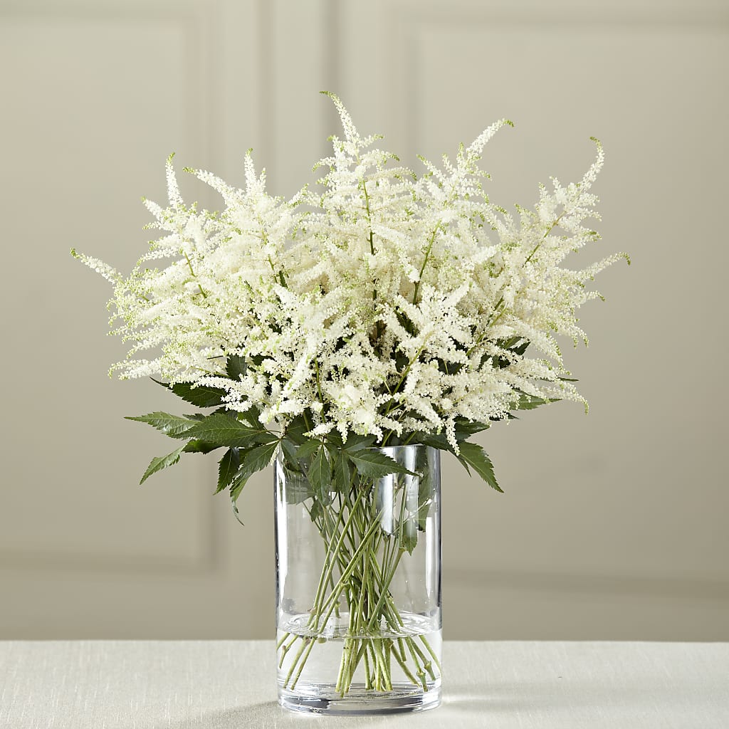 White Astilbe Bouquet – Longview Flower Shop, Longview TX