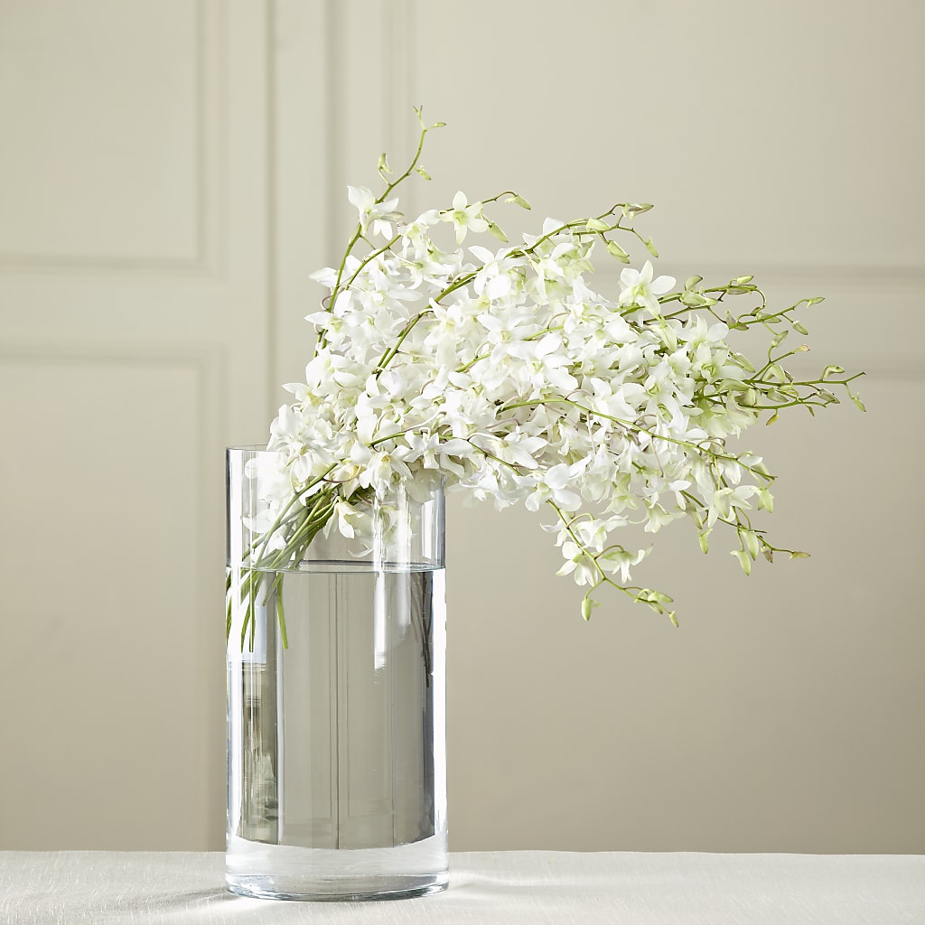 White Dendrobium Bouquet – Longview Flower Shop, Longview TX