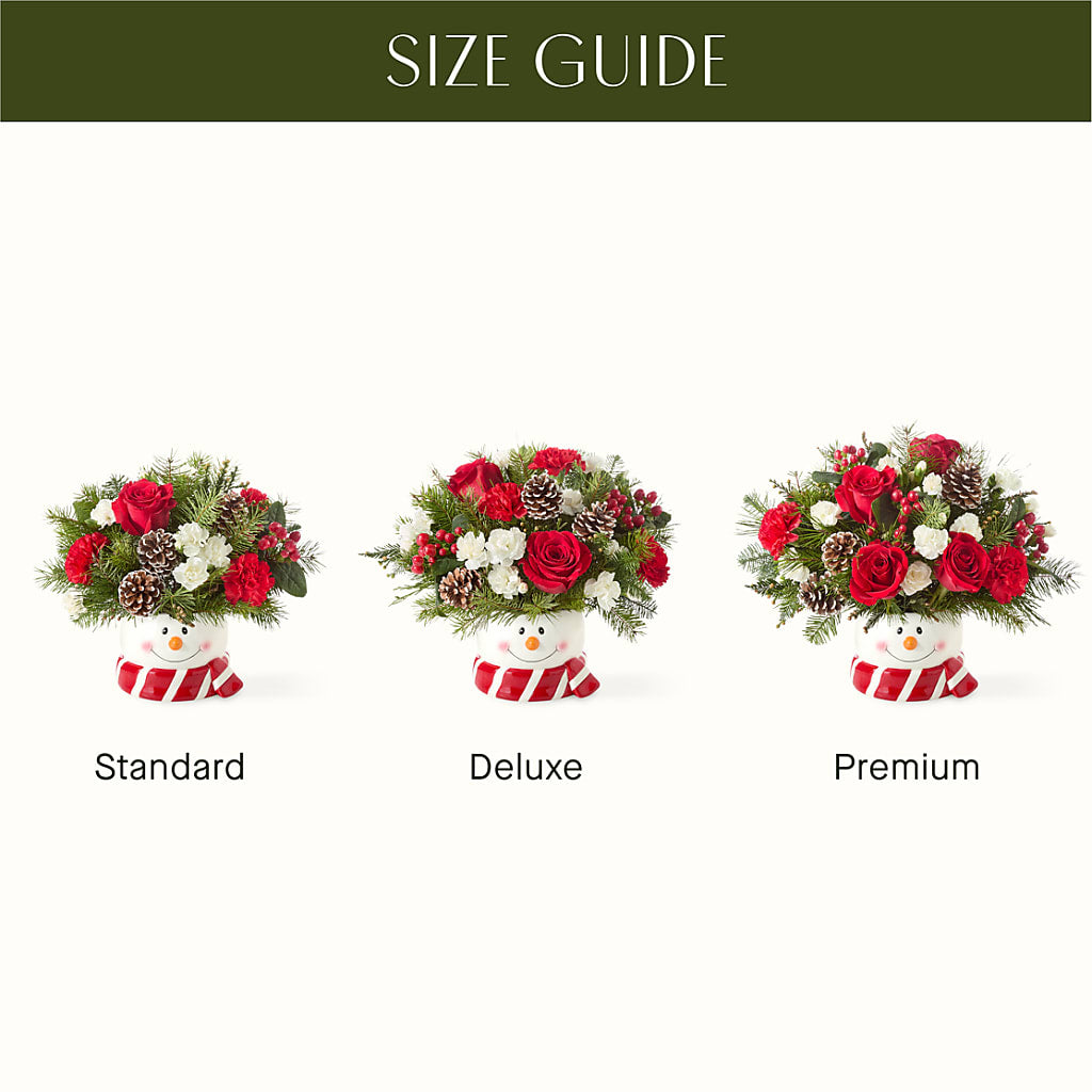 Jolly Snowman Bouquet –  Longview Flower Shop, Longview TX