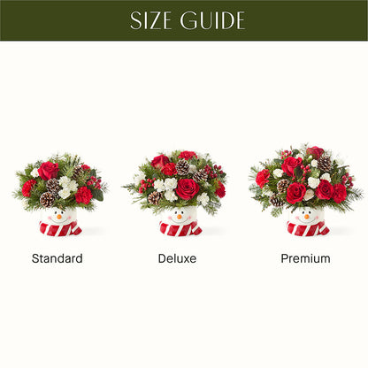 Jolly Snowman Bouquet –  Longview Flower Shop, Longview TX