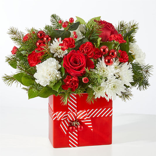 Presents Under the Tree Bouquet –  Longview Flower Shop, Longview TX