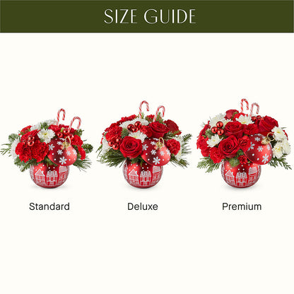Cheer in the Air Ornament –  Longview Flower Shop, Longview TX